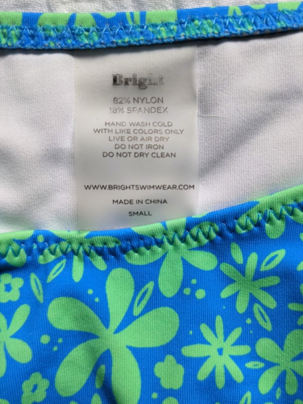 Bright Swimwear Bikini Set Top Bottom Ocean Dream Size S/XS - Picture 5 of 5